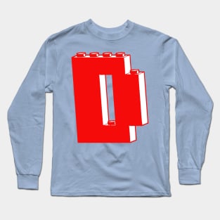 THE LETTER D, Customize My Minifig Long Sleeve T-Shirt